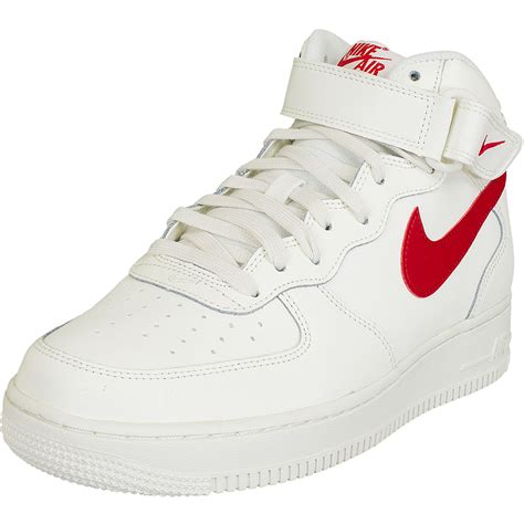 nike weiß rot air force|air force 1 nike sneaker.